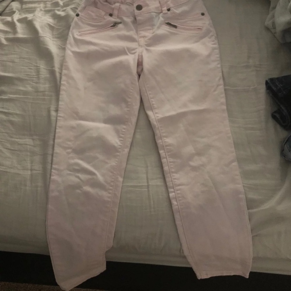 Girls 10/12 Abercrombie pink jeans BUNDLE 2 pairs - Picture 5 of 5